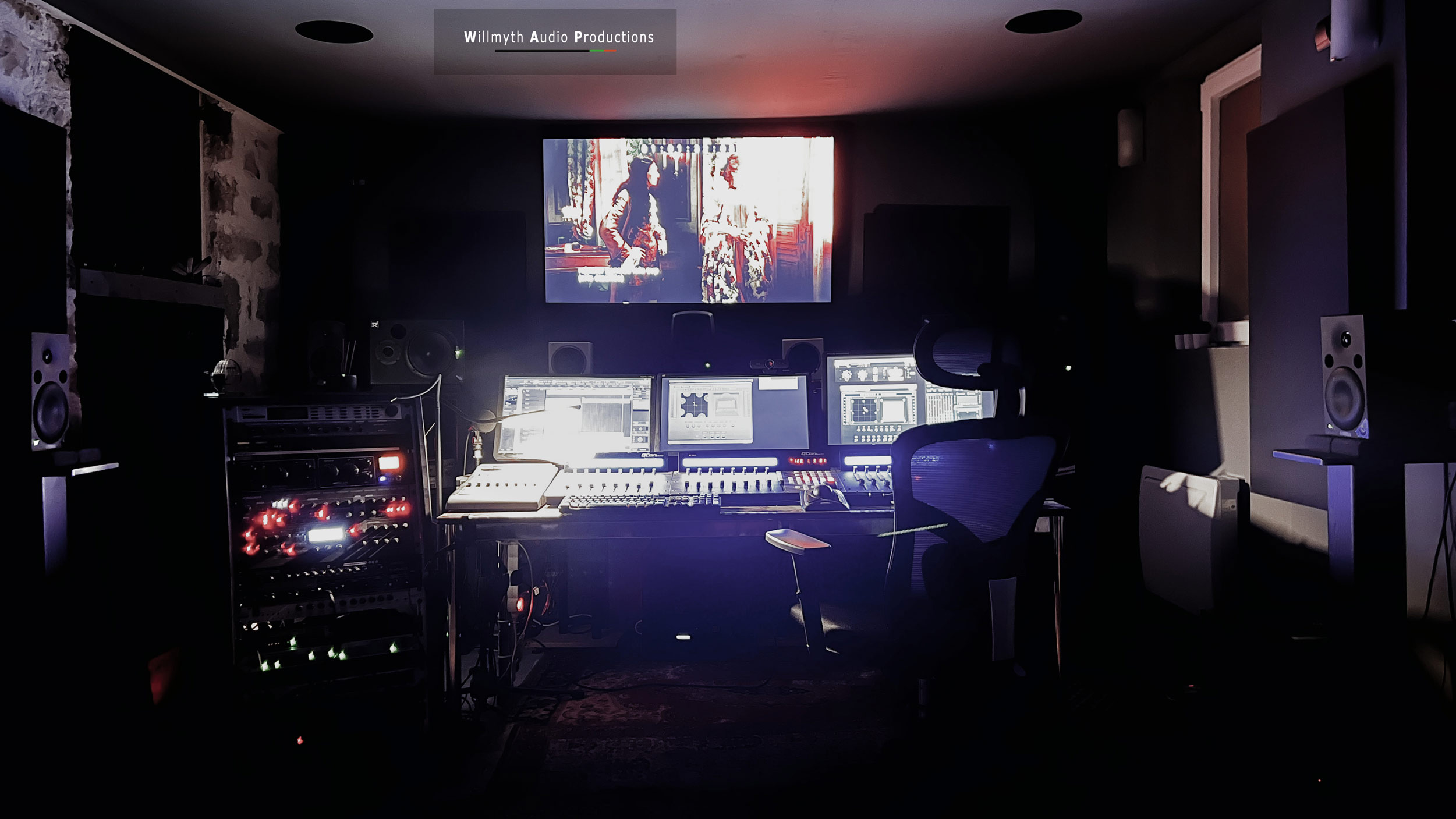 Studio W.A.P situation de mixage à l'image